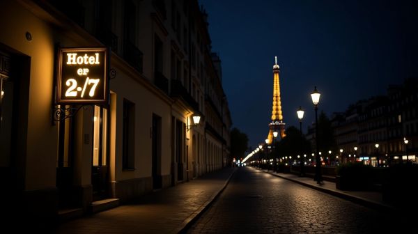 Comment trouver un hôtel ouvert à toute heure à Paris