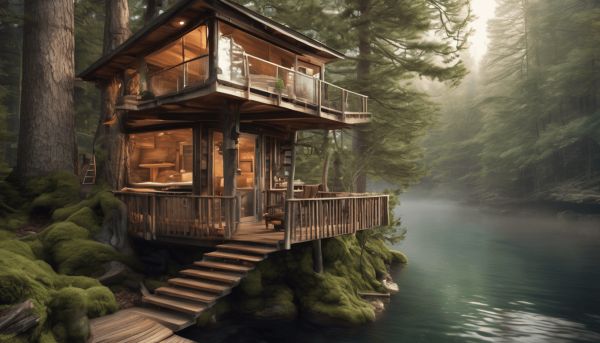 Séjournez dans une cabane perchée avec spa au Domaine de la Male