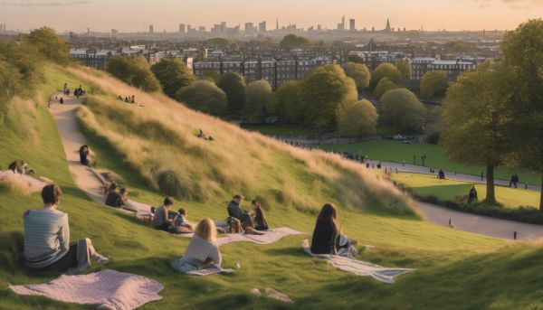 Un panorama exceptionnel à Primrose Hill, quartier de Camden